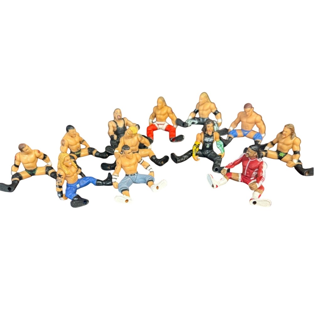 WWE Jakks Pacific Micro Aggression Wrestling Figures Lot of 12 Mini Figures